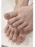 【FOOT】¥6500　ワンカラーorラメグラ