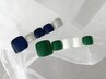 【FOOT】ワンカラーorグラデーション（2色までOK）¥7000