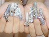 【ハンドネイル】チップ長さだしパーツつけ放題¥19,800