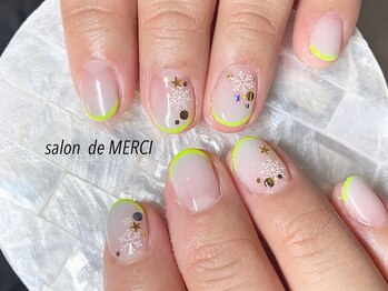 サロン ド メルシー(Salon de MERCI)/グラデ×細フレンチ☆