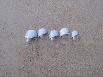 ニコルネイル(nicole nail)/定額 変形フレンチ￥9000