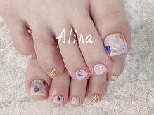 エリナネイルサロン池袋(Alina Nail Salon)/夏フットネイル