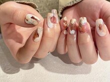 アイネイルズ 梅田店(I nails)/ブラウンインクニュアンス