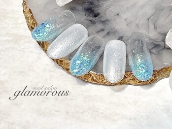 ネイルグラマラス 西新井店/《パラジェル》夏シェルdesign