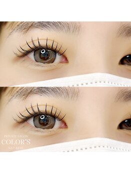 カラーズ ネイル アンド アイ(COLOR'S NAIL&EYE)/フラットマットラッシュ120本