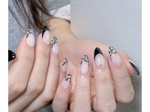 バイムーンサロン(By Moon Salon)/ワンホン/フレンチ/ヒョウ柄