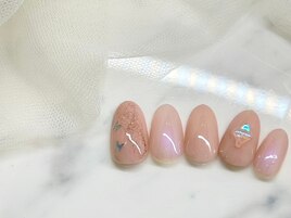バタフライネイル/春デザイン