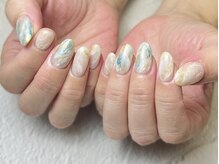 バーガンディ 鶴田(BURGUNDY)/ニュアンスネイル