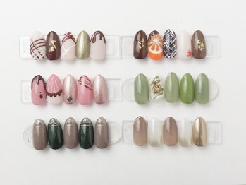 アムルーズ(Amoureuse)/バレンタインネイル♪