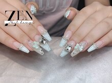 ゼン ネイル デザイン 池袋(ZEN NAIL DESIGN)/長さだしやり放題×つけ放題