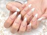 【スカルプ10本】フレンチネイル