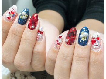 クリスマスネイル
