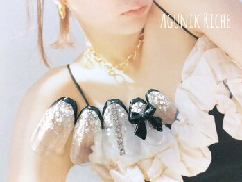 アグニークリッシェ(Agunik Riche)/【リボンネイル】