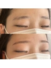 ミューズアイ(muse eye)/アイブロウビフォーアフター