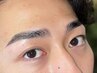 【メンズ眉毛ワックス+ブロウラミネーション】￥8,980　クセのある眉毛の方に