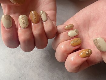 ネイル フィエルテ(Nail Fierte)/Brown nuance