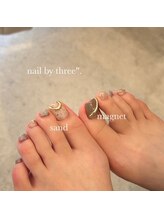 スリー(three.)/【フット】　持ち込みデザイン