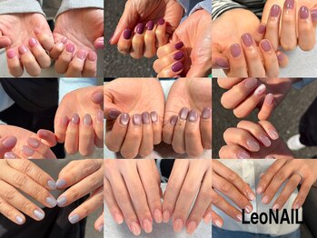 レオネイル(Leo NAIL)の写真/カラージェル150色以上&マグネットも◎ショート派必見の大人可愛いサロン♪爪に優しいフィルイン導入★