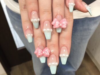 アイネイルズ 四条河原町店(I-nails)/ミントネイル[Aoi指名パーツ♪]