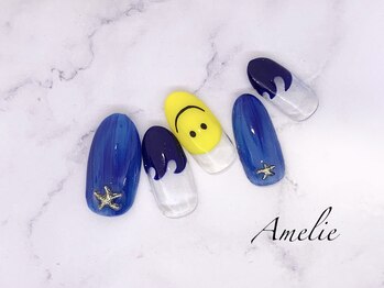 アメリ(Amelie)/にこちゃん/波/夏/ワンカラー