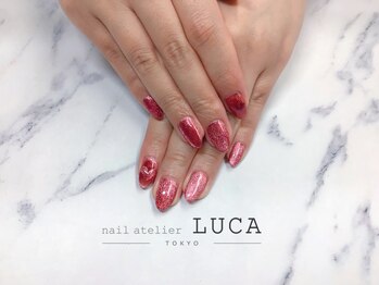 ネイルアトリエルカ(nail atelier LUCA)/W-208 マグネットハートネイル