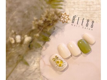 ネイルアンドアイラッシュ ブレス エスパル山形本店(BLESS)/ブローチネイル