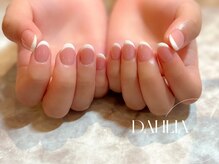 ダリア 西大寺本店(DAHLIA)/ピンク×白フレンチ