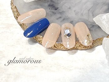 ネイルグラマラス 西新井店/《パラジェル》夏シェルdesign