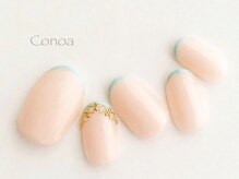 コノア(conoa)/グリーンフレンチネイル