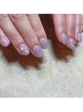 エスネイル(Snail)/ハート×ラメカラー