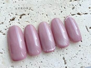 マグネット　シンプルネイル