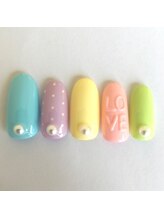 アマービレ(Amabile)/マカロンネイル￥9980