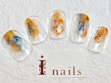 アイネイルズ 梅田店(I nails)/ニュアンスクリアデザイン