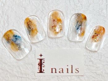 アイネイルズ 梅田店(I nails)/ニュアンスクリアデザイン