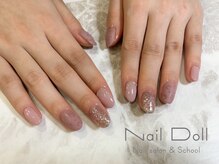ネイルドール(Nail Doll)/ボア×レオパード