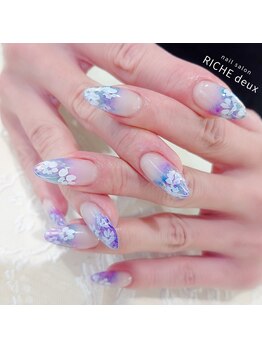 リッシュ ドゥ(RICHE deux)/涼しげニュアンスフラワー