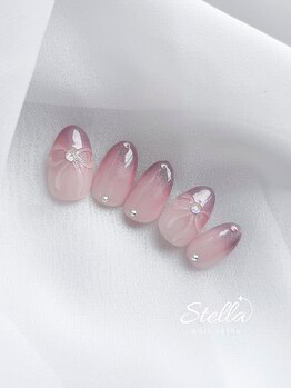 カラーグラデ/リボン韓国風