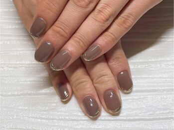 ミラーフレンチーネイル