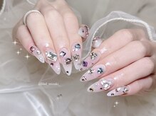 リンドネイル バイ モカ アンド ララ(Lind nail by moca and LaLa)/【mizuki】宝石ネイル