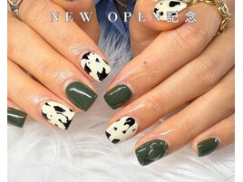 グラデーションワンカラーネイル