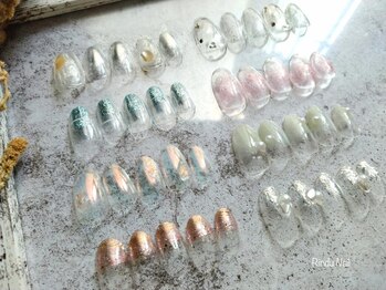 リンドゥネイル(Rindu Nail)/7月新作 夏クリアデザイン