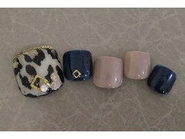 レオパード柄ネイル