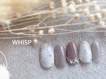 ウィスプ(WHISP)/雪の結晶ネイル/パラジェル込み