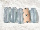 ビジューネイル ¥8000
