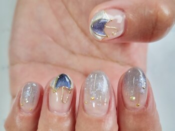 ネイルフロンティア 吉祥寺(NAIL FRONTIER)/梅雨ネイル11980円