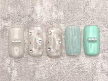 テンプテーション ネイル スタジオ(Temptation nail studio)/定額／春フラワー