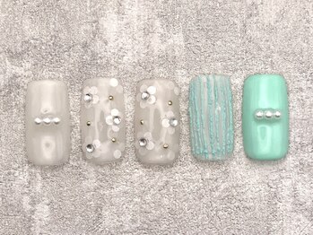 テンプテーション ネイル スタジオ(Temptation nail studio)/定額／春フラワー