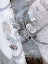 エムディーエーネイル(M.D.A NAiL)/クリア×メタリック感