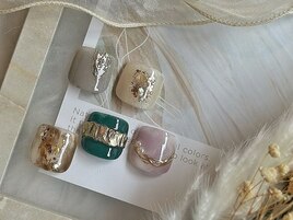 フット　定額親指アート