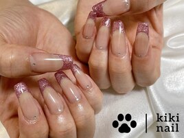 フレンチネイル/ラメネイル